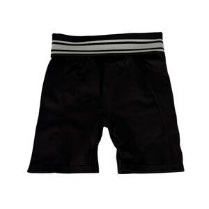 Victoria’s Secret PINK Flip It Seamless Bike Shorts Black Striped XS Athleisure